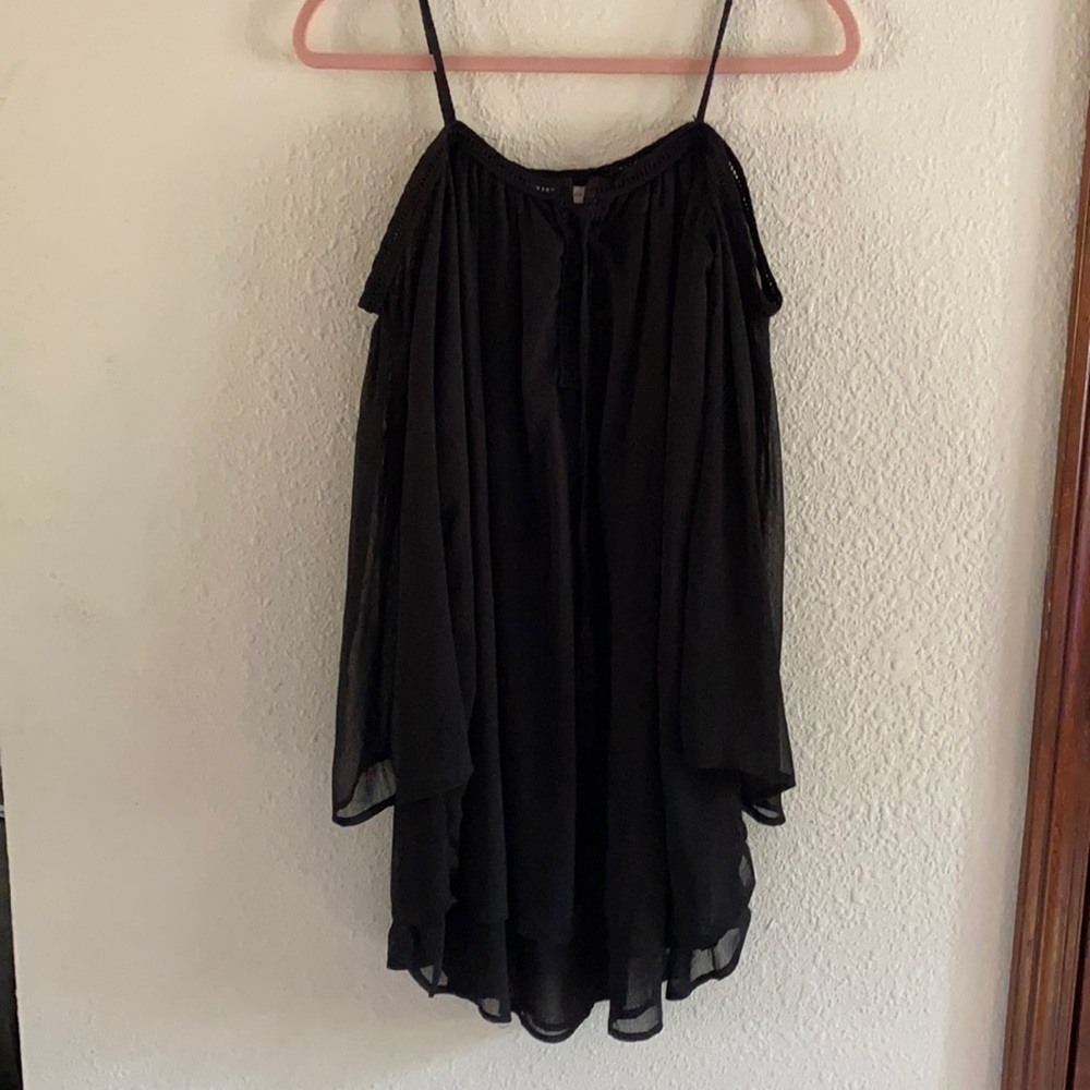 Black flowey dress